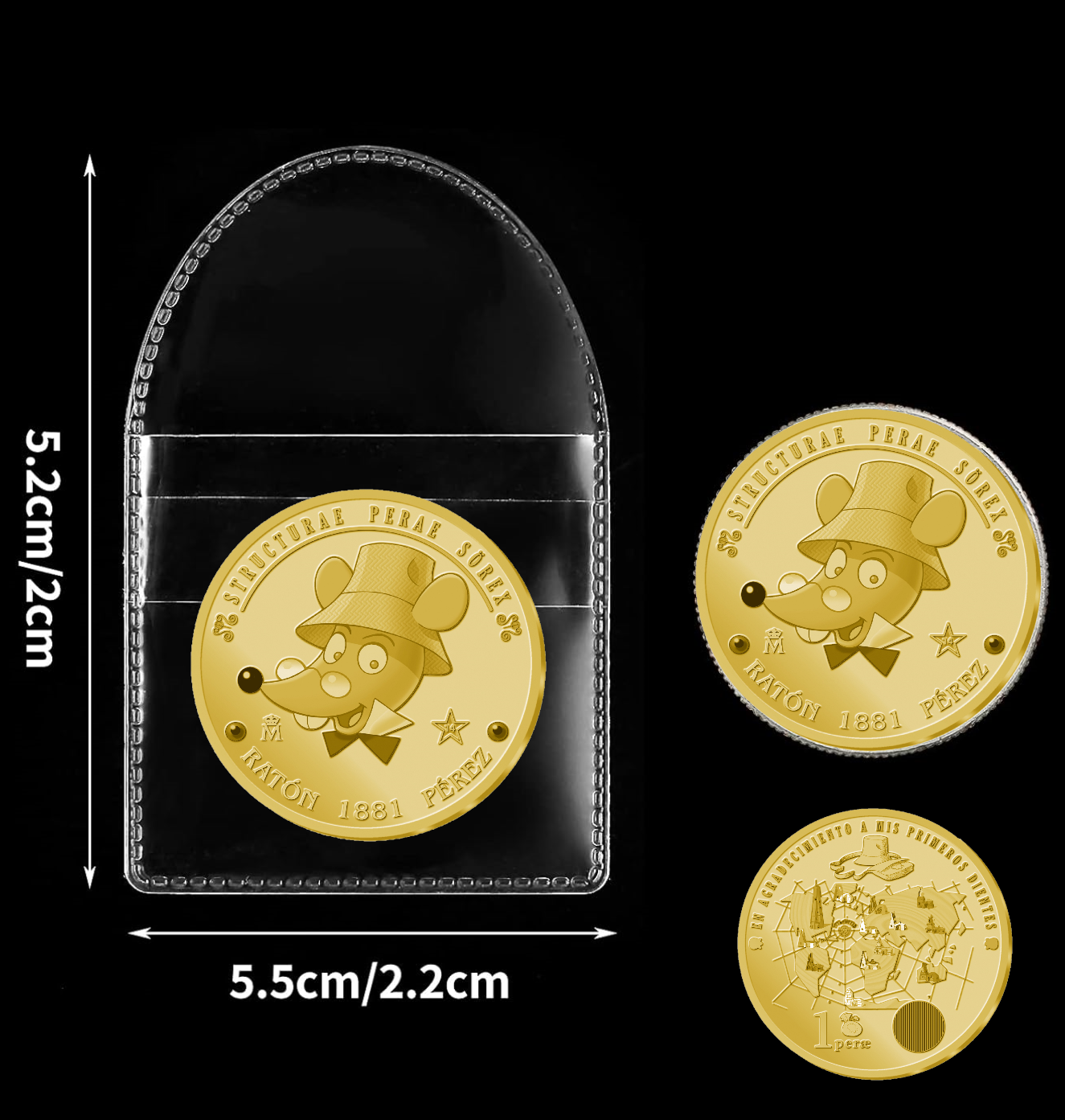 Lo mejor moneda ratoncito perez - Monedas 2024 - Aliexpress